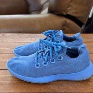Allbirds Kids Blue Wool Runners - Size 1Y